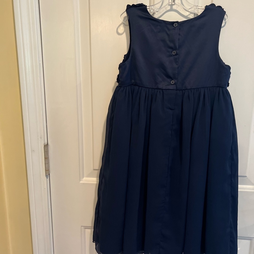 🌟SALE🌟 Carter navy blue girls dress - Picture 2 of 4
